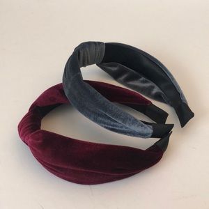 NWOT Velvet Headbands